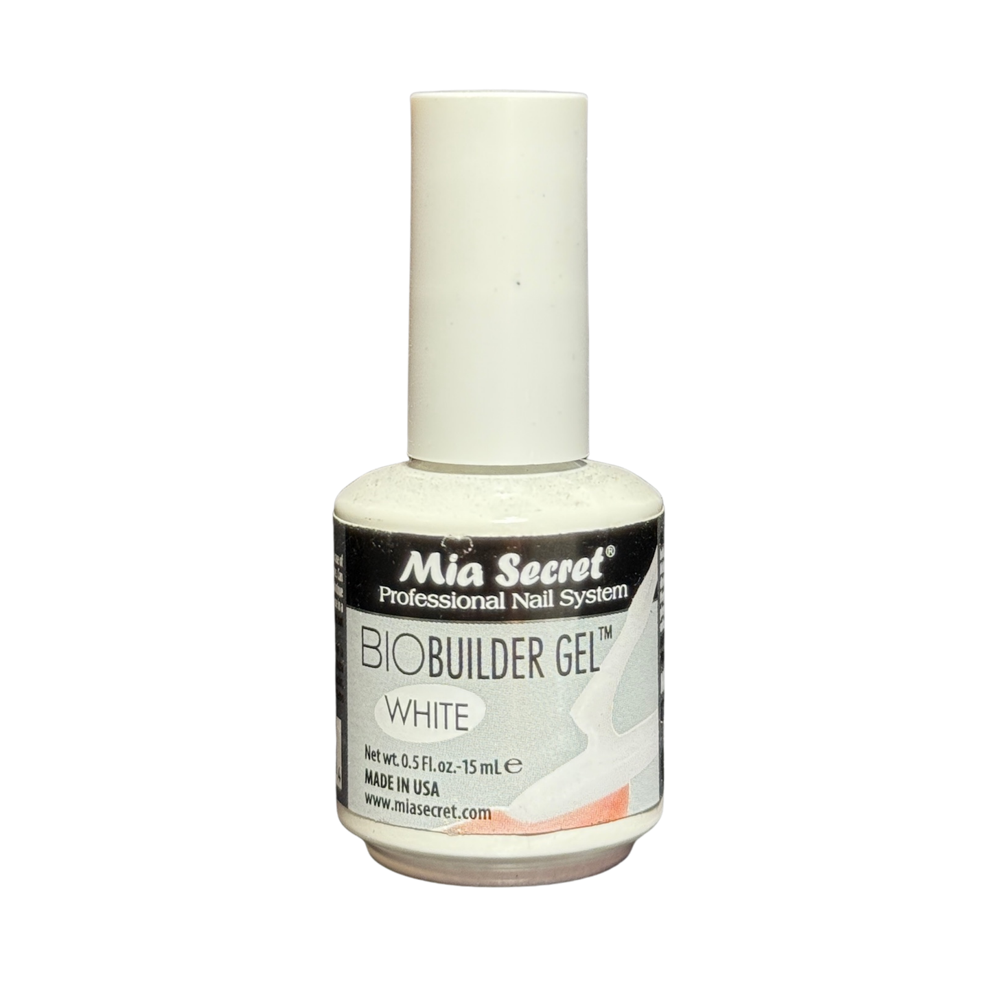 Mia Secret Bio Builder Gel – White (0.5 oz / 15mL)