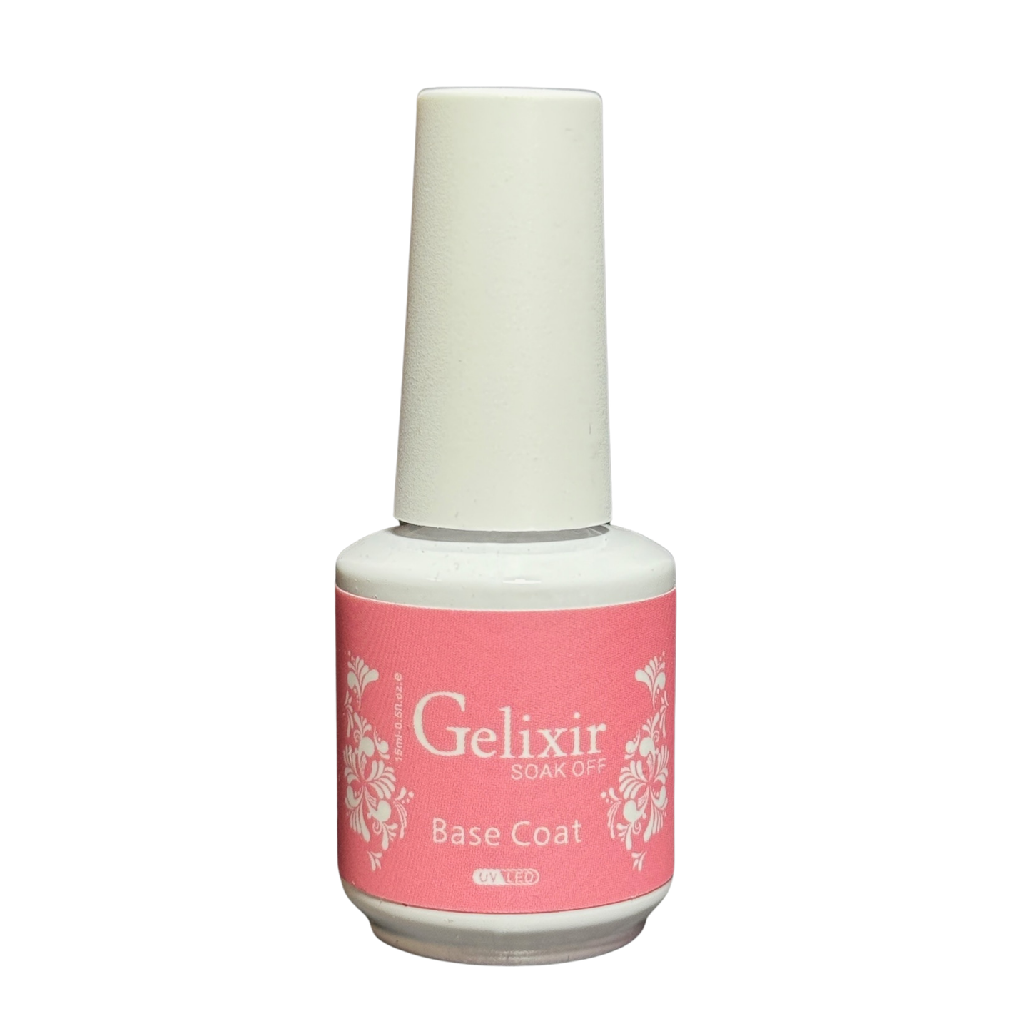 Gelixir Soak Off Base Coat – 0.5 oz / 15mL