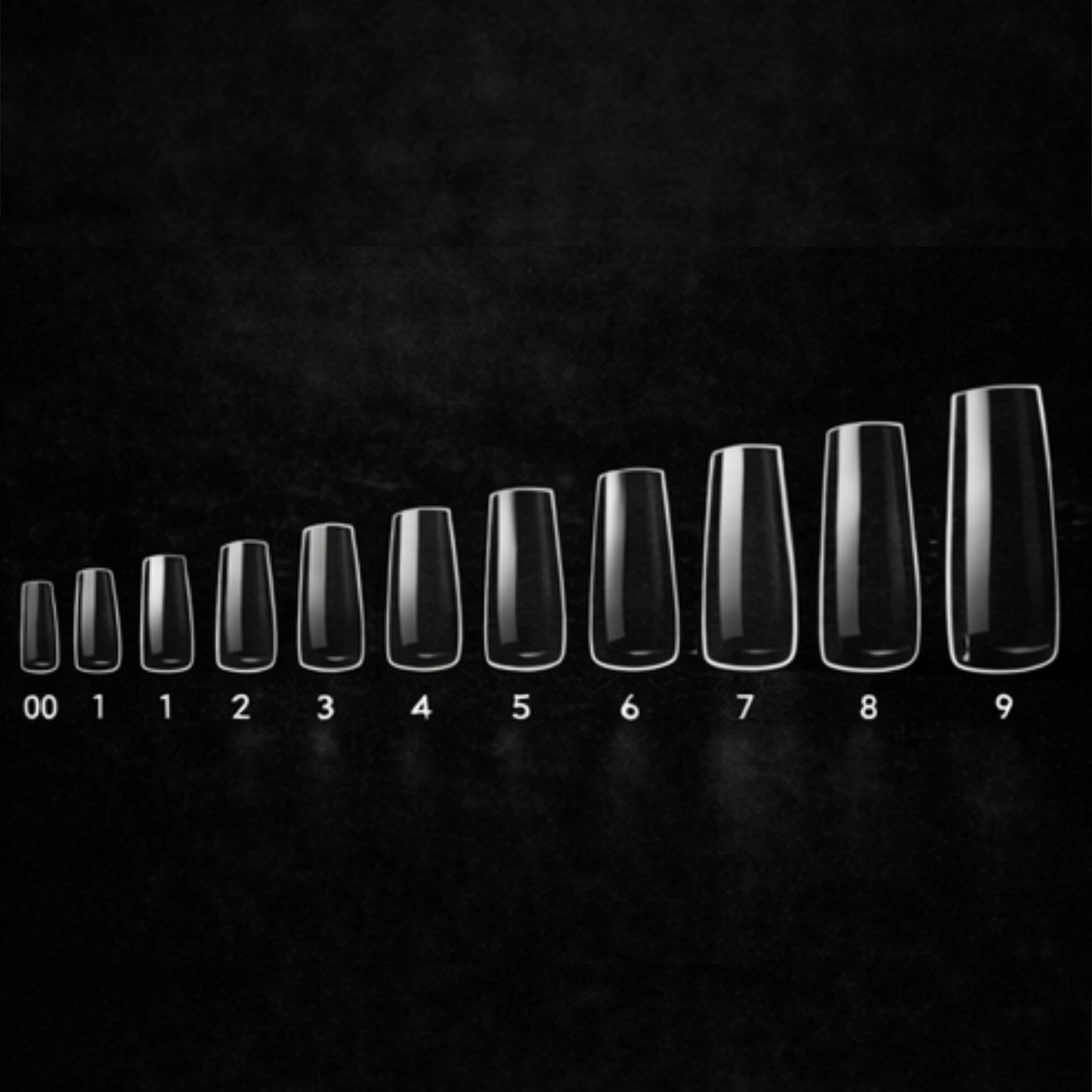 Sculpted Square Medium Gel X Tips