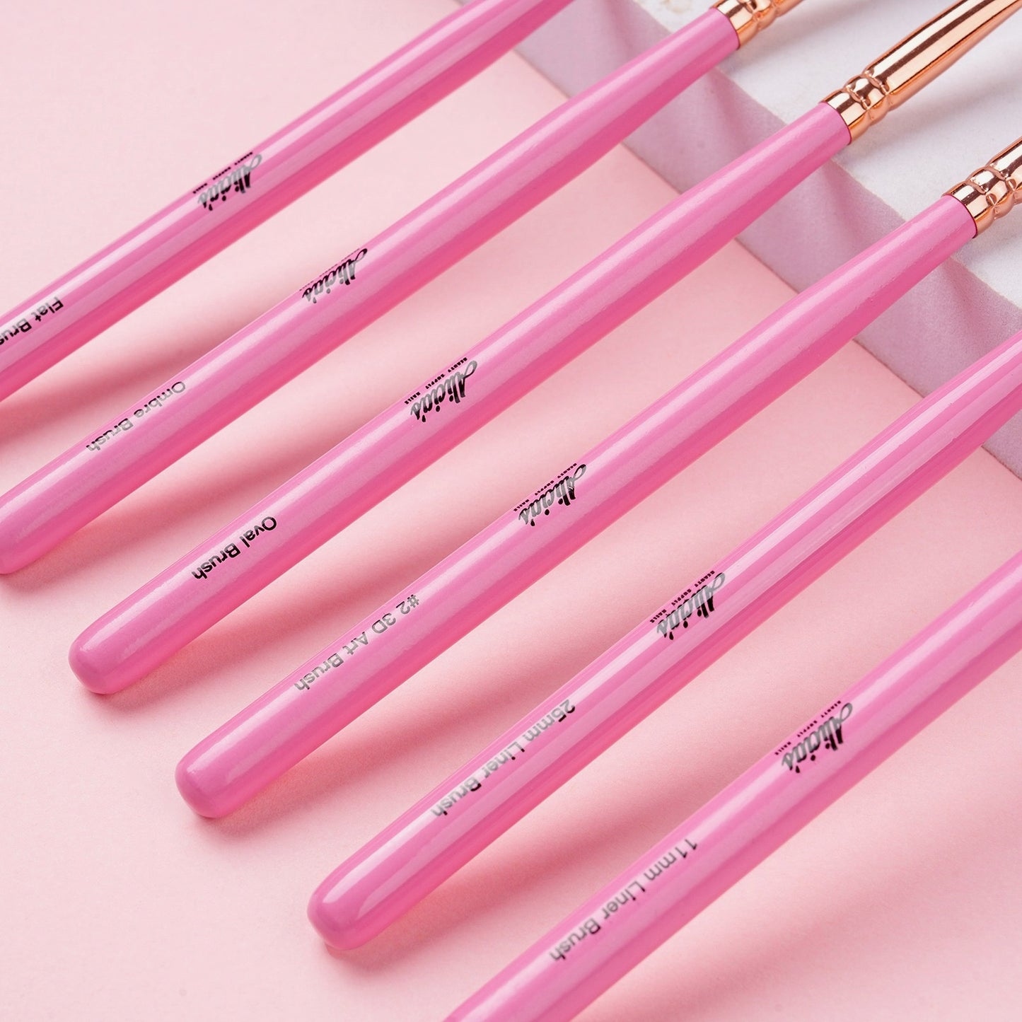 Alicia’s – 6-Piece Nail Art Brush Set (Precision Detail & Ombre)