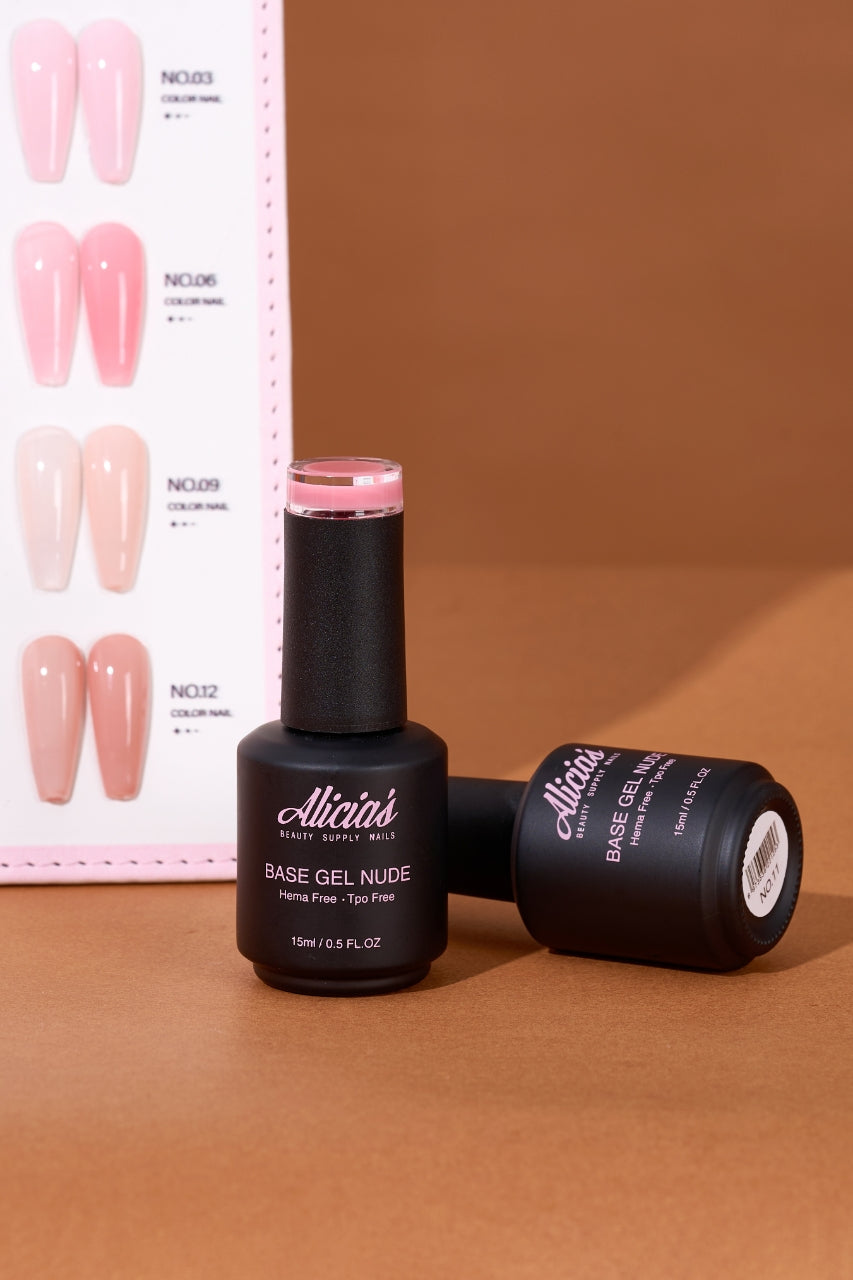 Alicias 12-Sheer Nudes Color Gel set