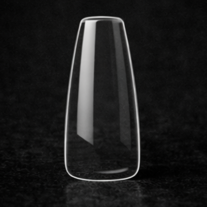 Natural Coffin Short Gel X Tips