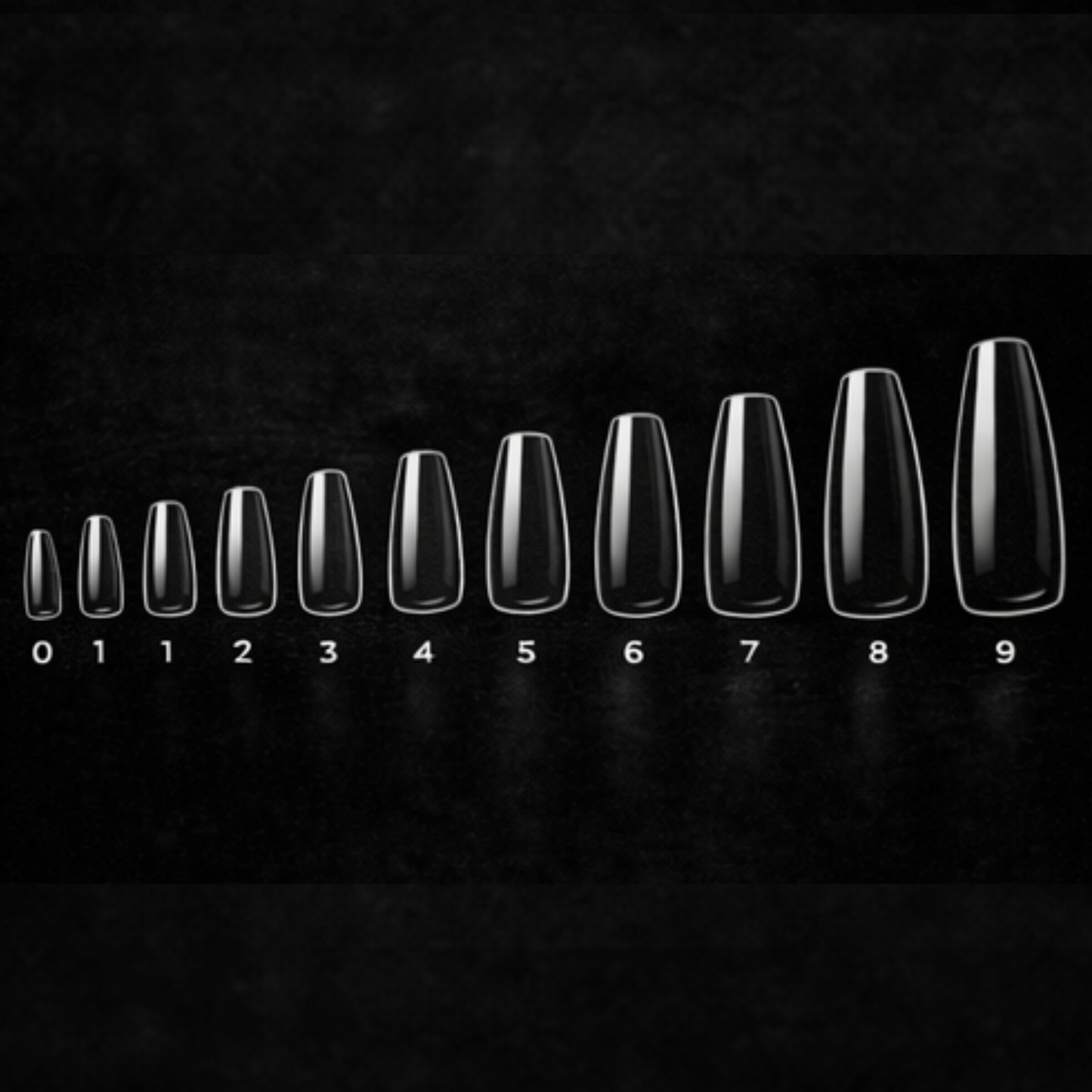 Natural Coffin Short Gel X Tips