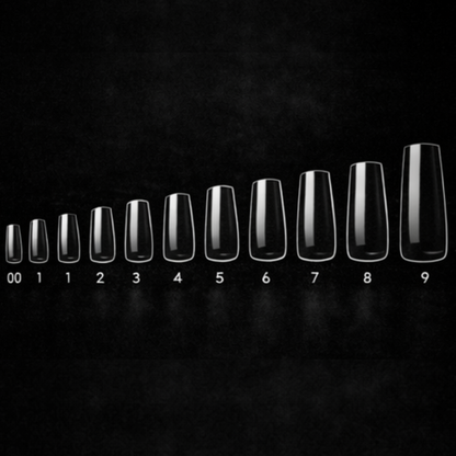 Natural Square Long Gel X Tips