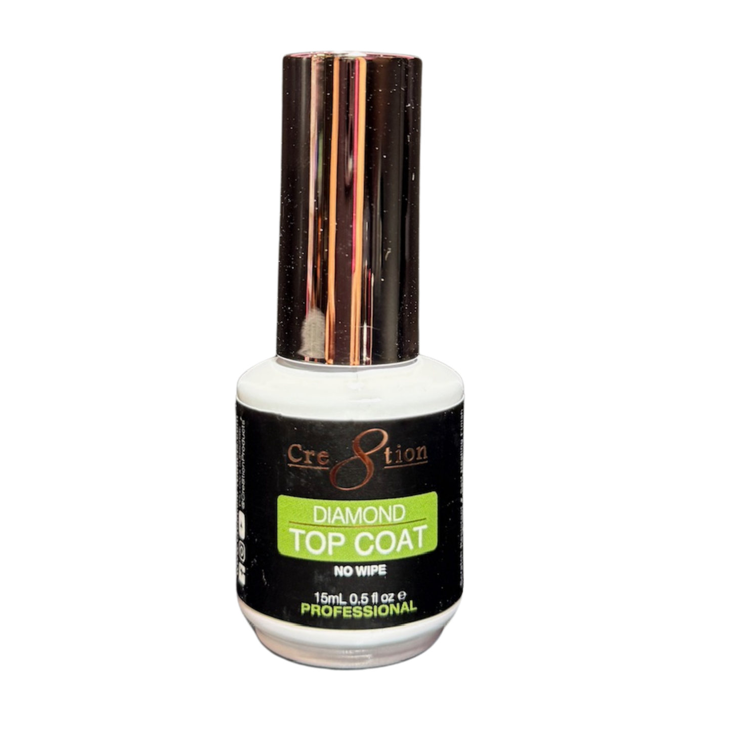 Cre8tion Diamond Top Coat – No Wipe (0.5 fl oz / 15 mL)