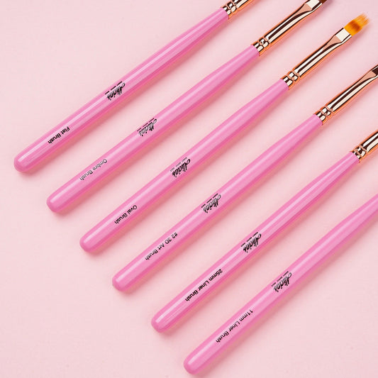Alicia’s – 6-Piece Nail Art Brush Set (Precision Detail & Ombre)