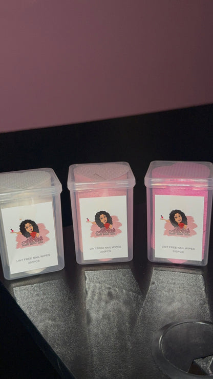 Alicias Beauty Heart Lint Free Wipes